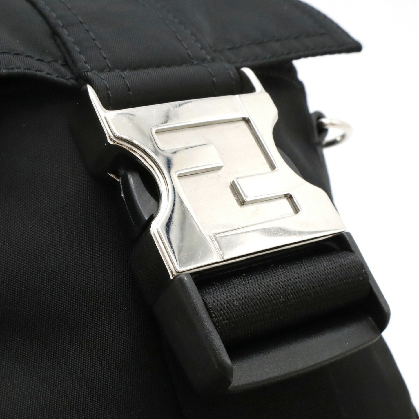 Fendi Black Nylon Fendiness