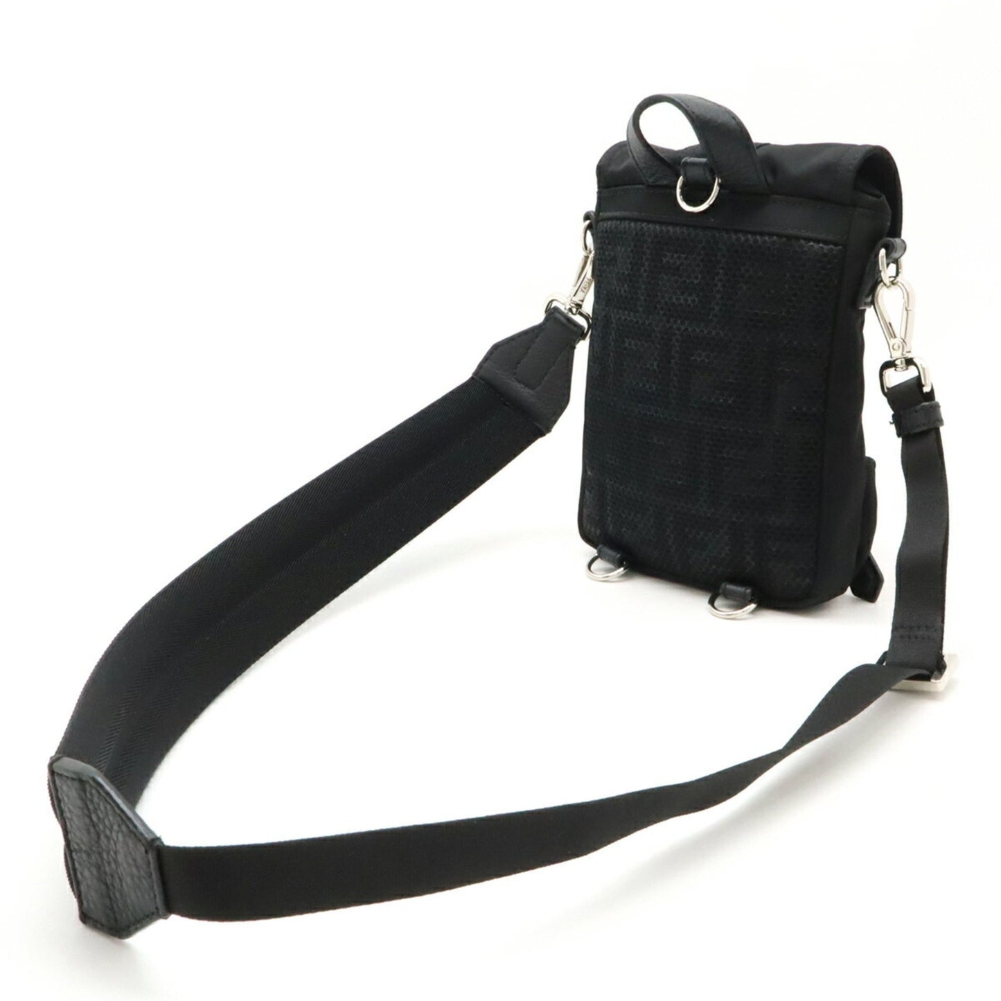 Fendi Black Nylon Fendiness