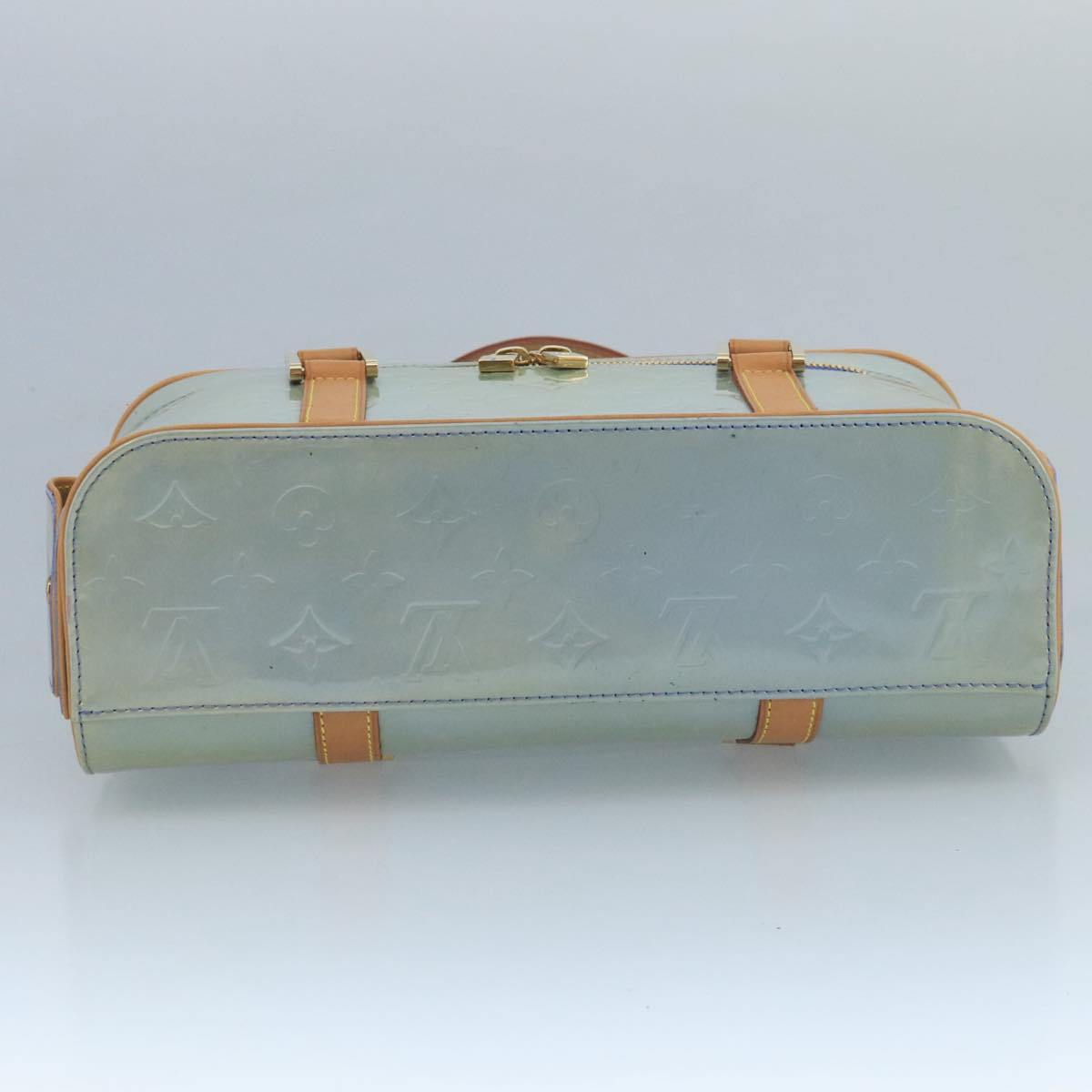 Louis Vuitton Purple Patent Leather Handbag