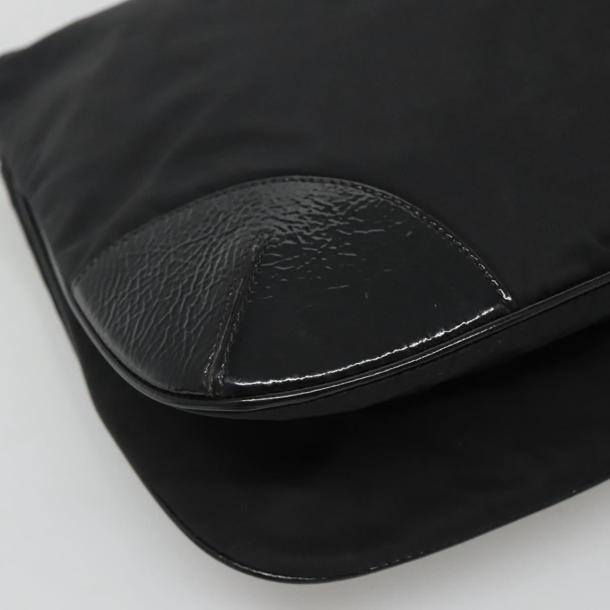 Prada Black Synthetic Tessuto