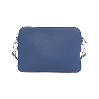 Louis Vuitton Blue Leather Messenger