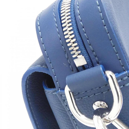Louis Vuitton Blue Leather Messenger