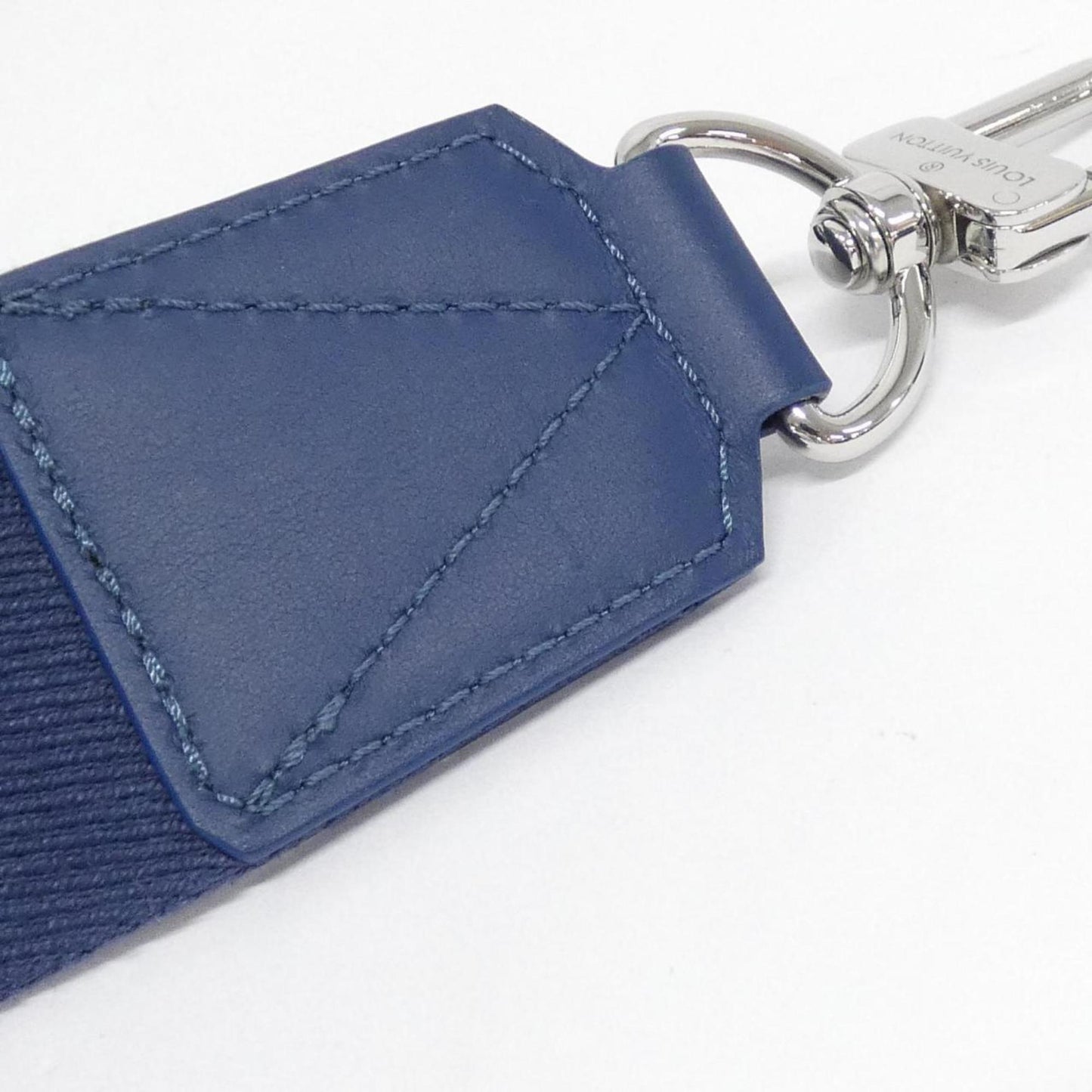 Louis Vuitton Blue Leather Messenger