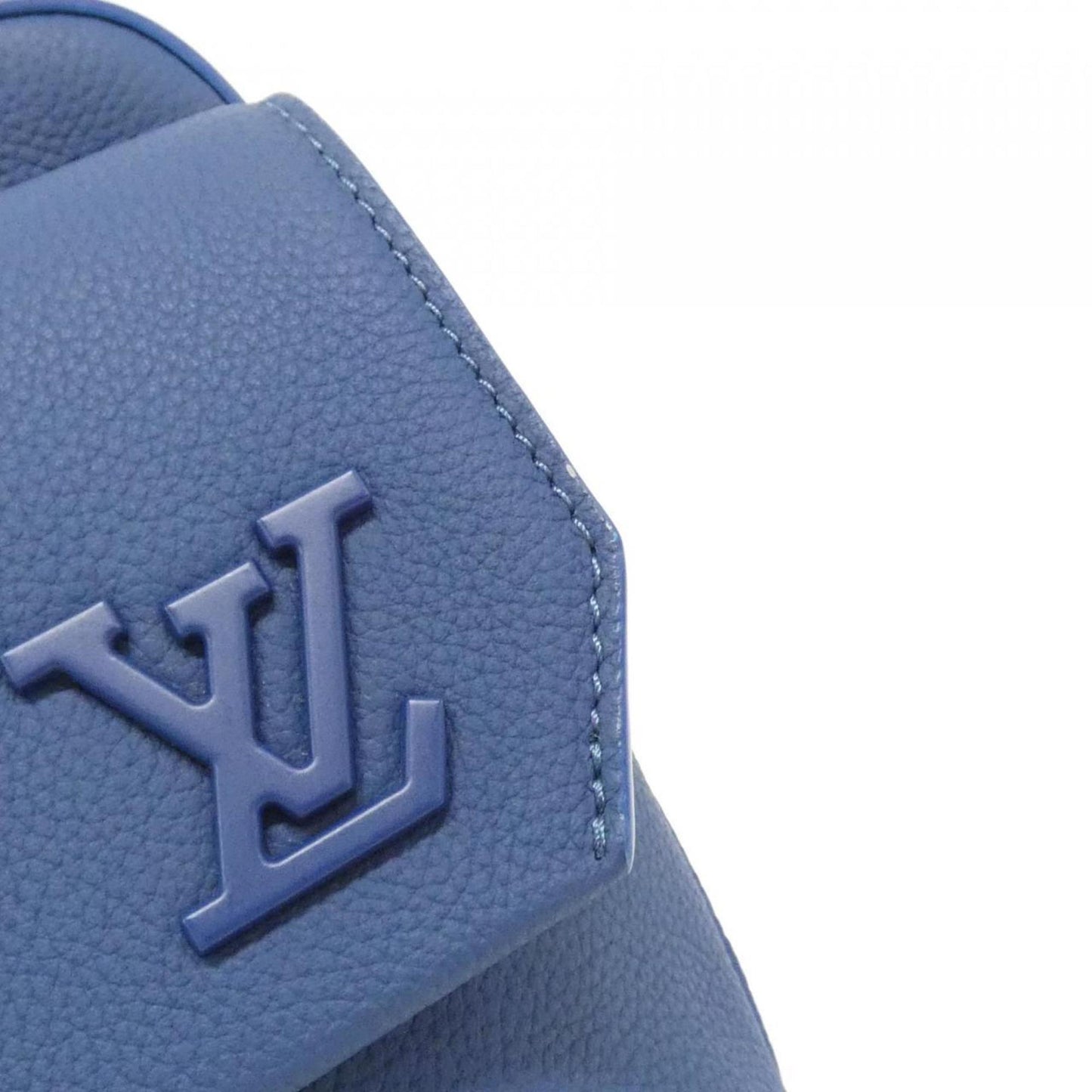 Louis Vuitton Blue Leather Messenger