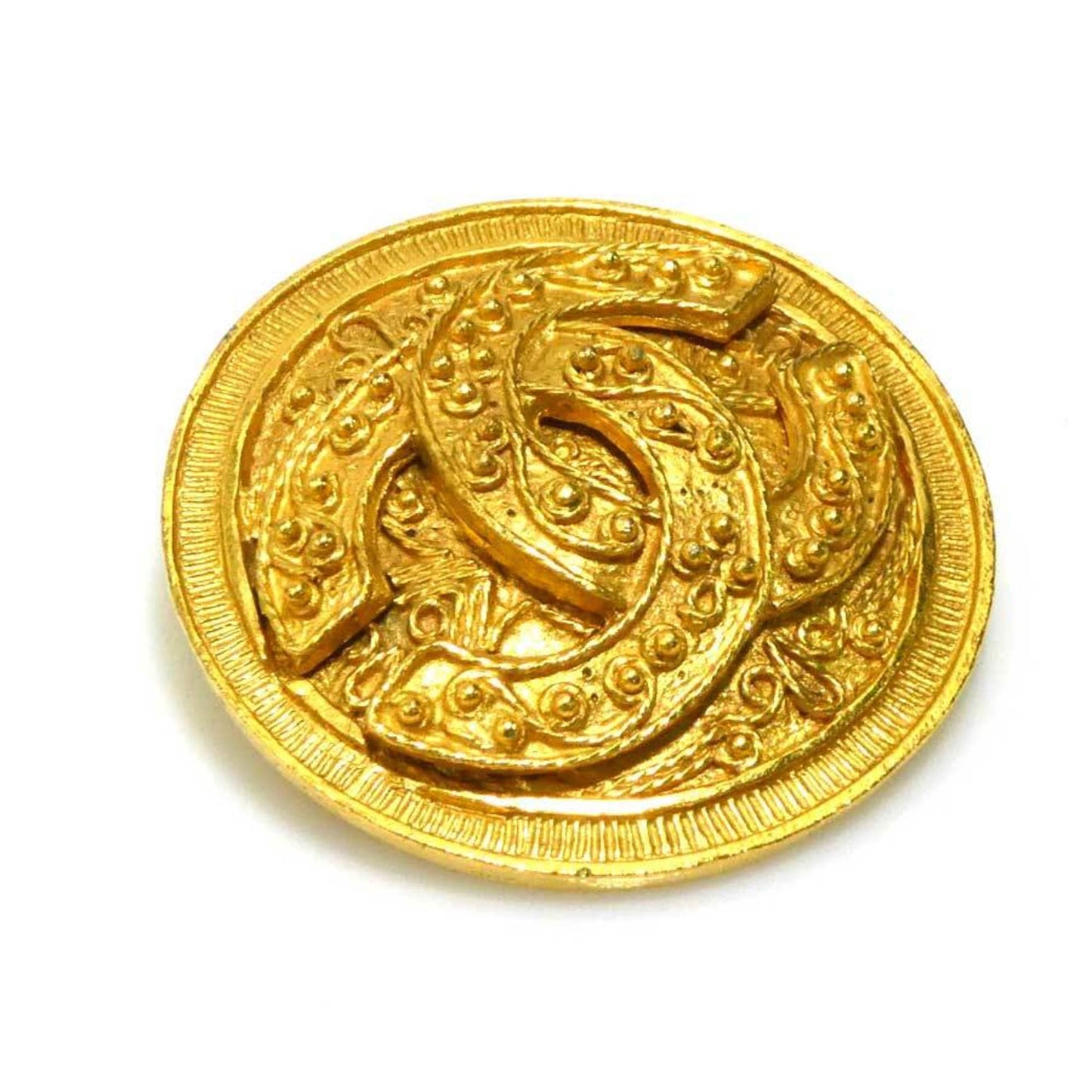 Chanel Gold Metal Coco Mark