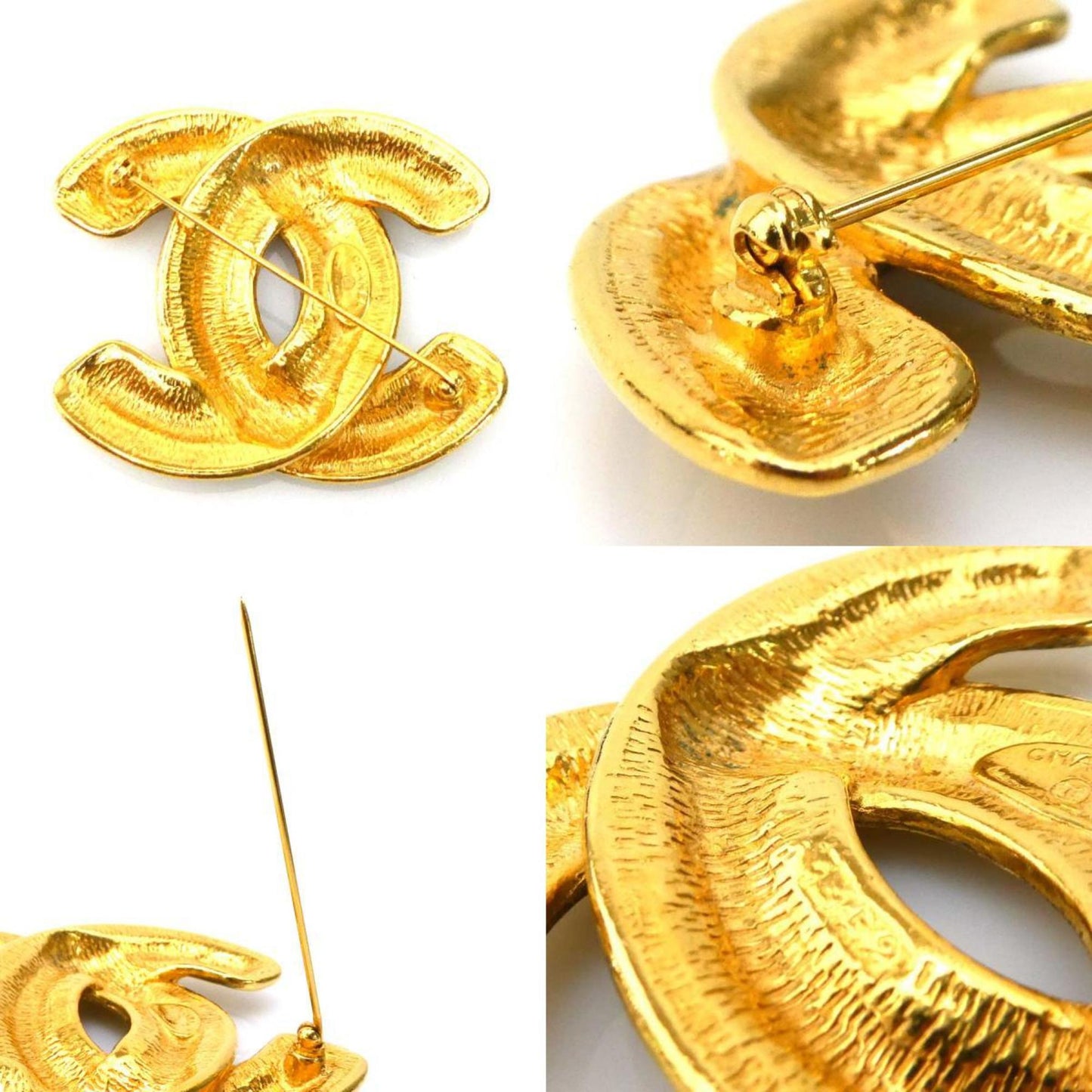 Chanel Gold Metal Coco Mark