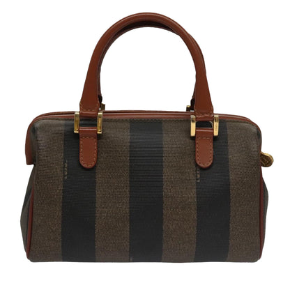 Fendi Brown Canvas Pequin