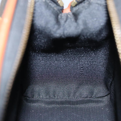 Fendi Brown Canvas Pequin