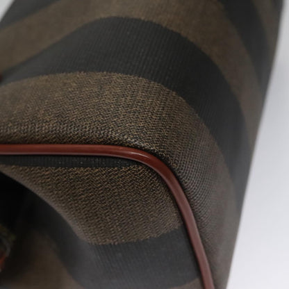 Fendi Brown Canvas Pequin