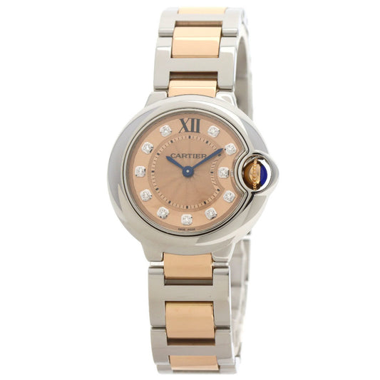 Cartier Pink Gold And Steel Ballon Bleu