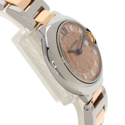 Cartier Pink Gold And Steel Ballon Bleu