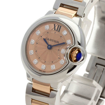 Cartier Pink Gold And Steel Ballon Bleu