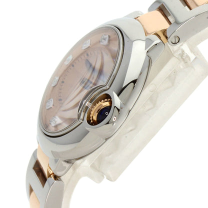 Cartier Pink Gold And Steel Ballon Bleu