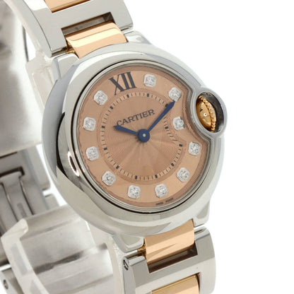 Cartier Pink Gold And Steel Ballon Bleu