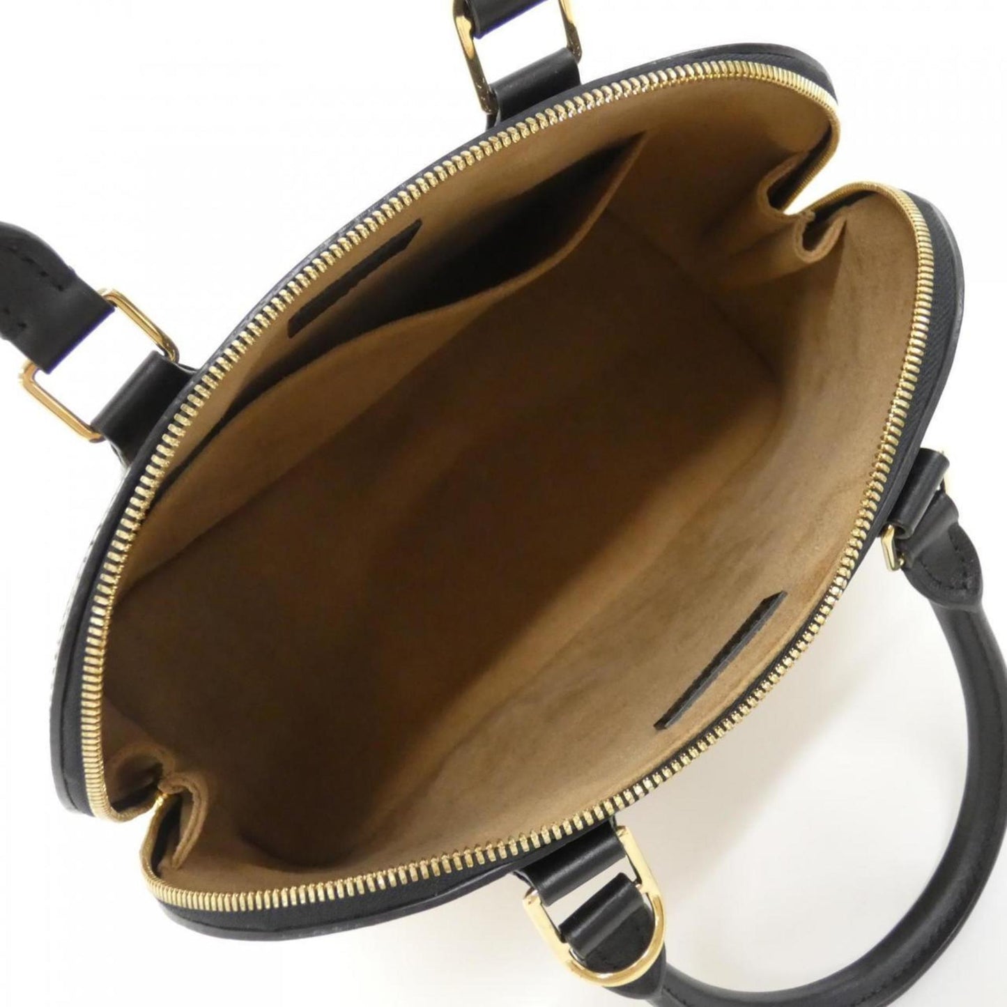 Louis Vuitton Brown Leather Alma
