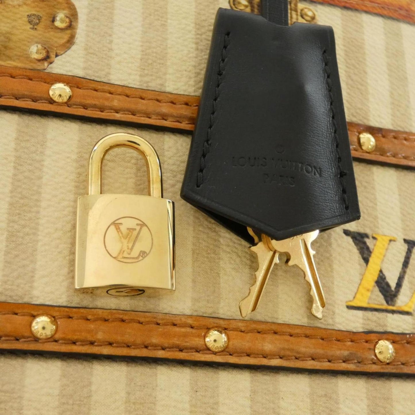 Louis Vuitton Brown Leather Alma