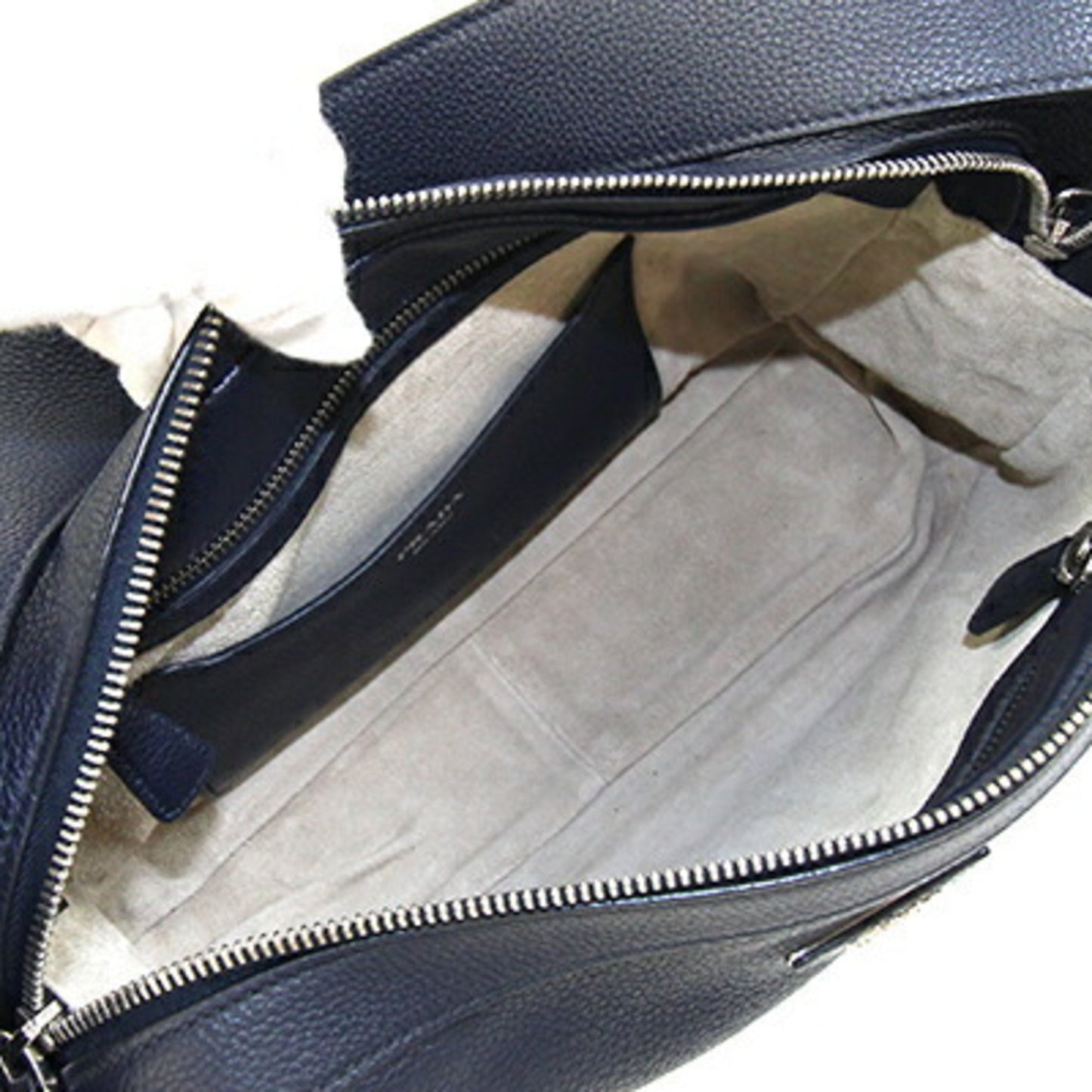Prada Blue Leather Shoulder