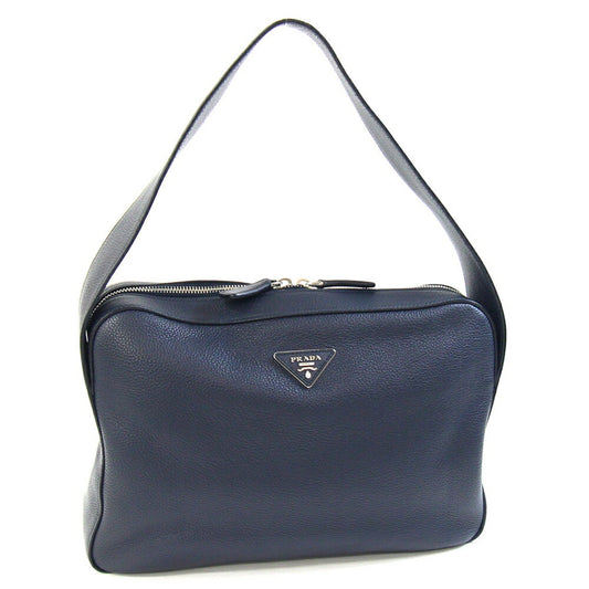 Prada Blue Leather Shoulder