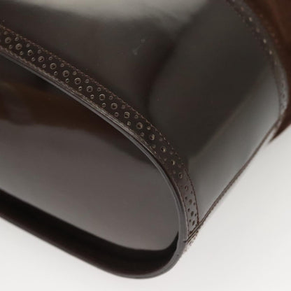 Salvatore Ferragamo Brown Suede Handbag
