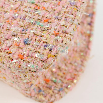 Chanel Pink Tweed Handbag