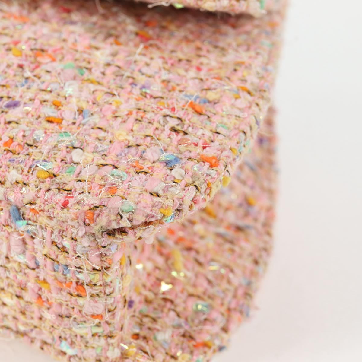 Chanel Pink Tweed Handbag