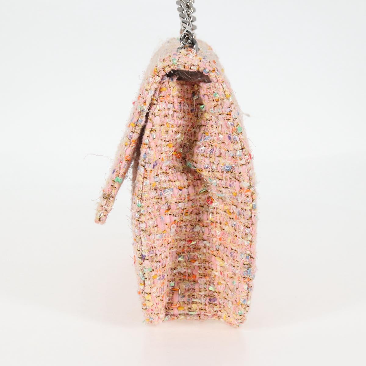 Chanel Pink Tweed Handbag