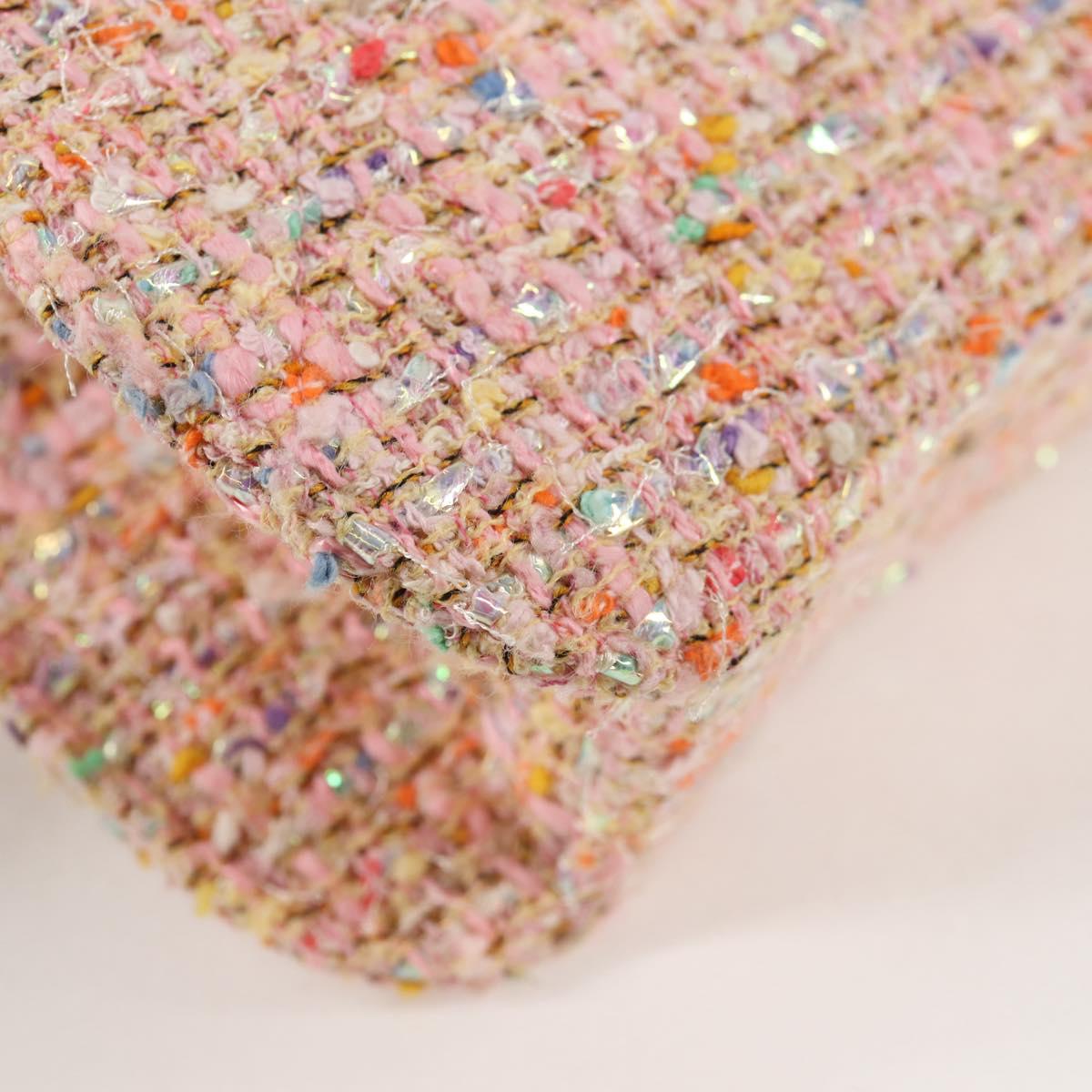 Chanel Pink Tweed Handbag
