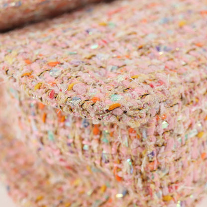 Chanel Pink Tweed Handbag
