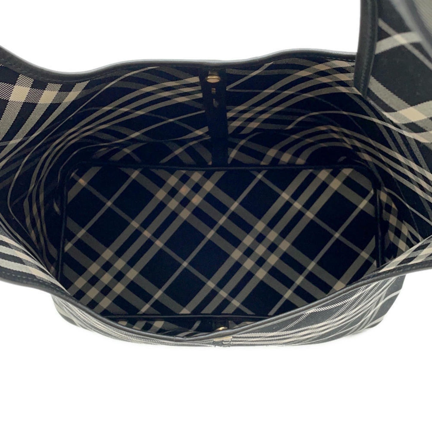 Burberry Black Canvas Tote
