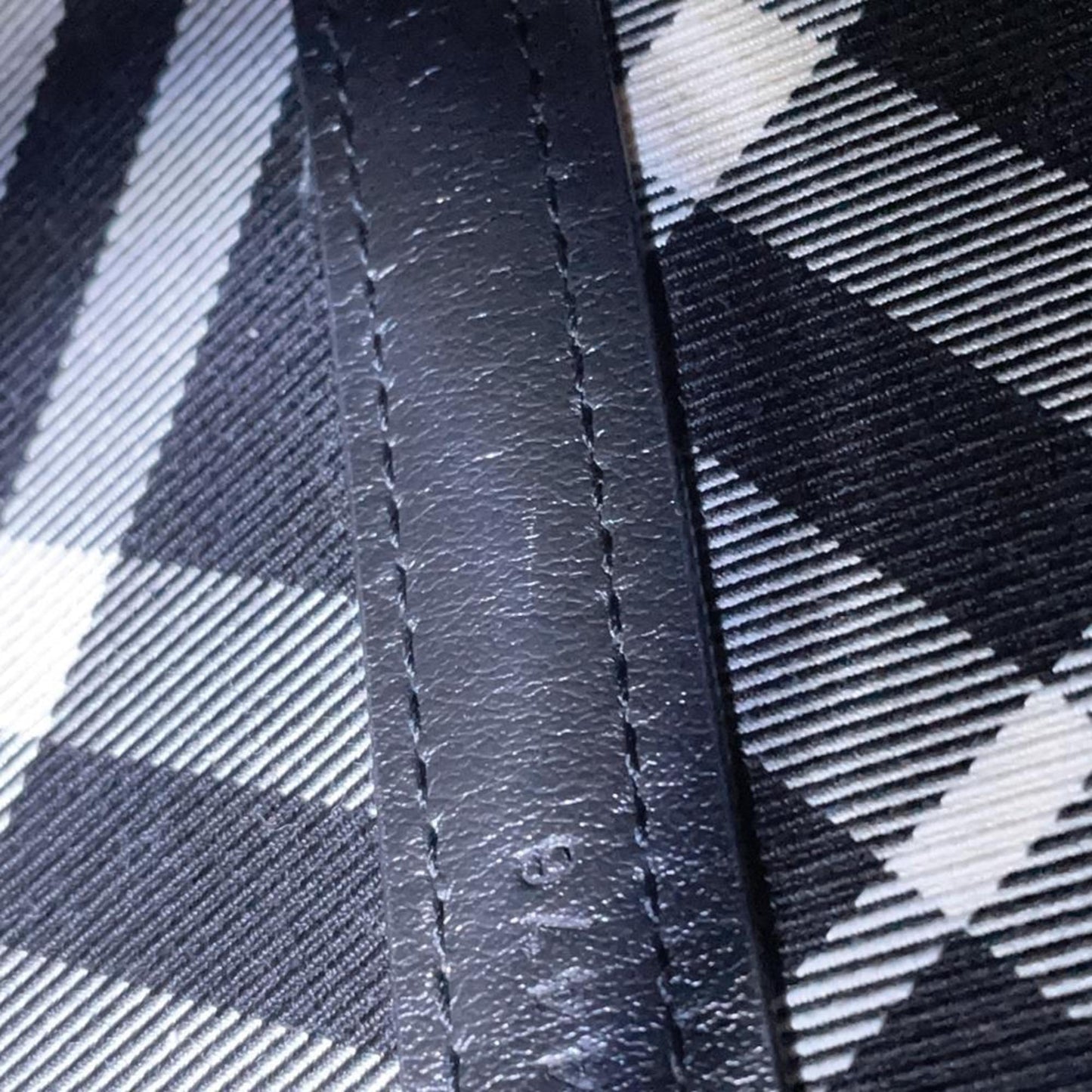 Burberry Black Canvas Tote
