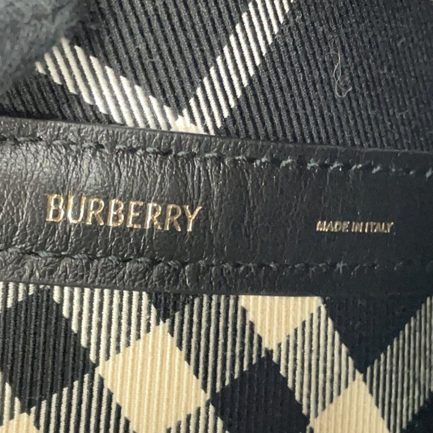 Burberry Black Canvas Tote