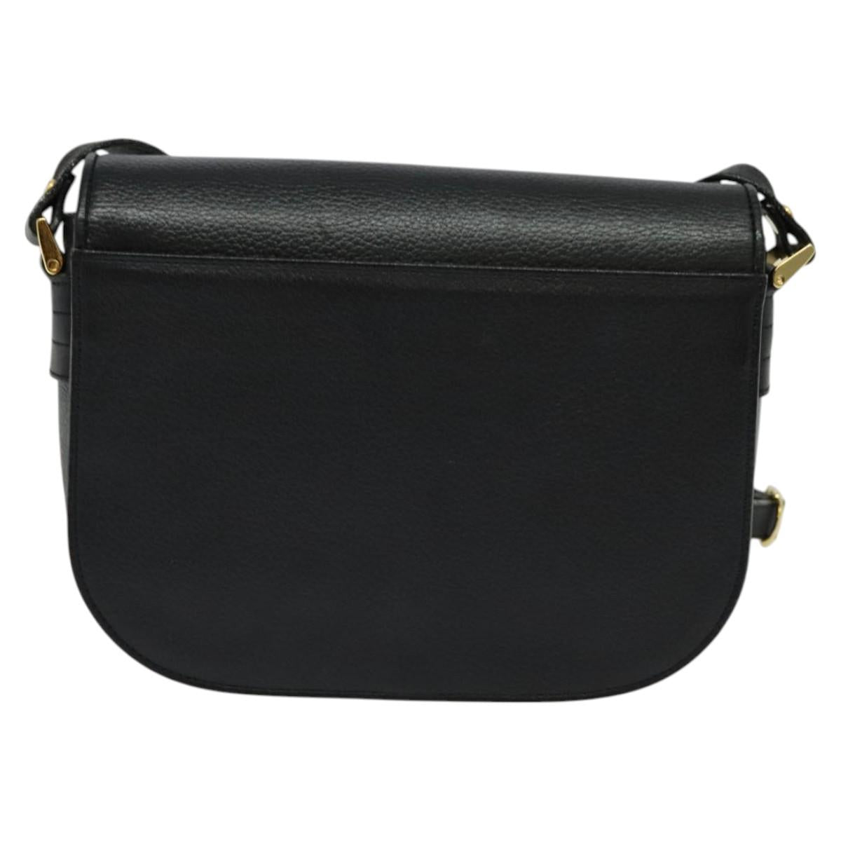 Burberry Black Leather Shoulder
