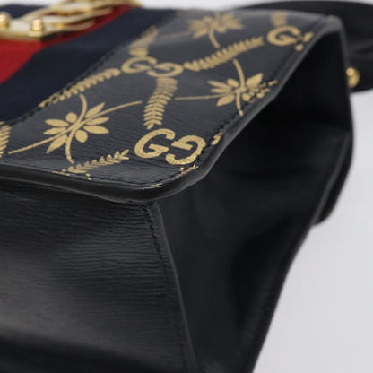 Gucci Blue Leather Sylvie