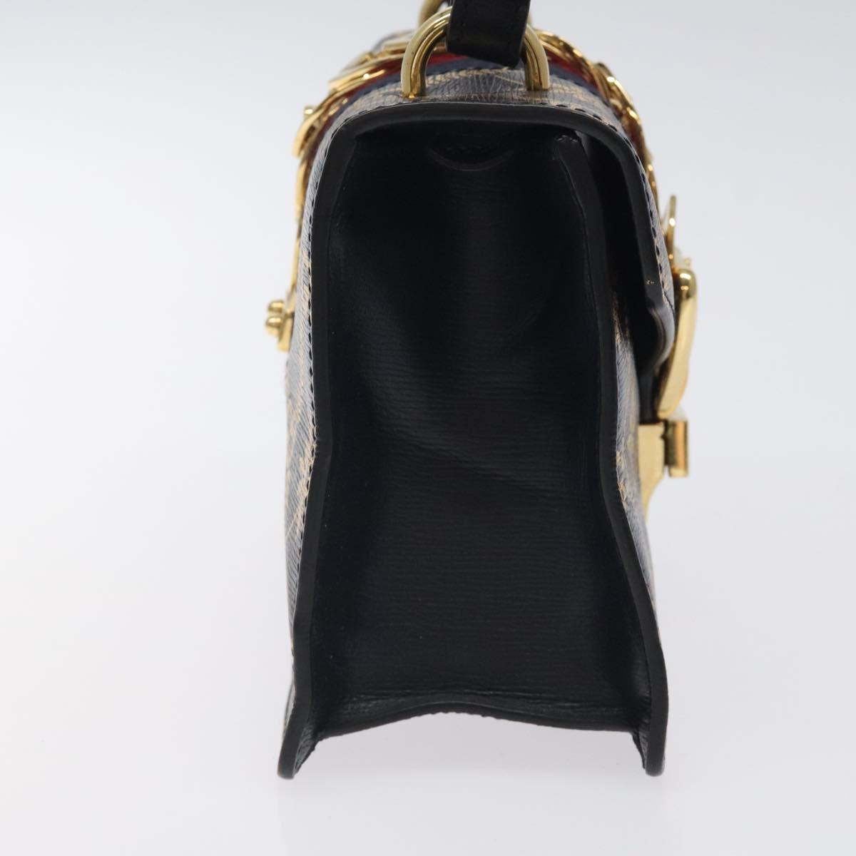 Gucci Blue Leather Sylvie