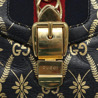 Gucci Blue Leather Sylvie