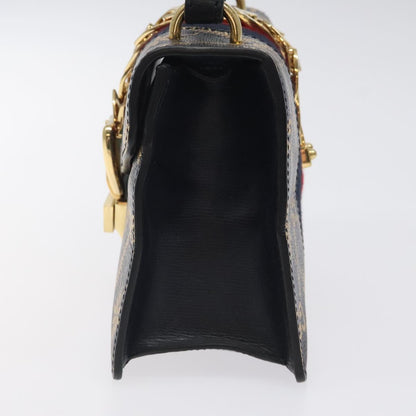 Gucci Blue Leather Sylvie