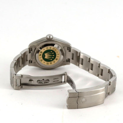 Rolex Silver Steel Lady Oyster Perpetual 26mm
