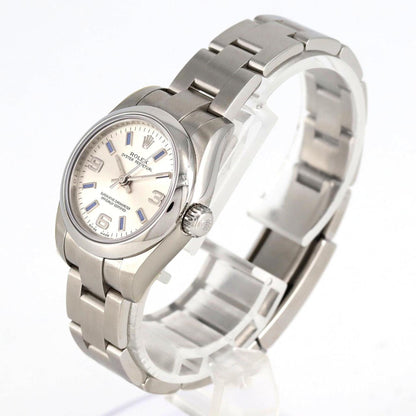 Rolex Silver Steel Lady Oyster Perpetual 26mm
