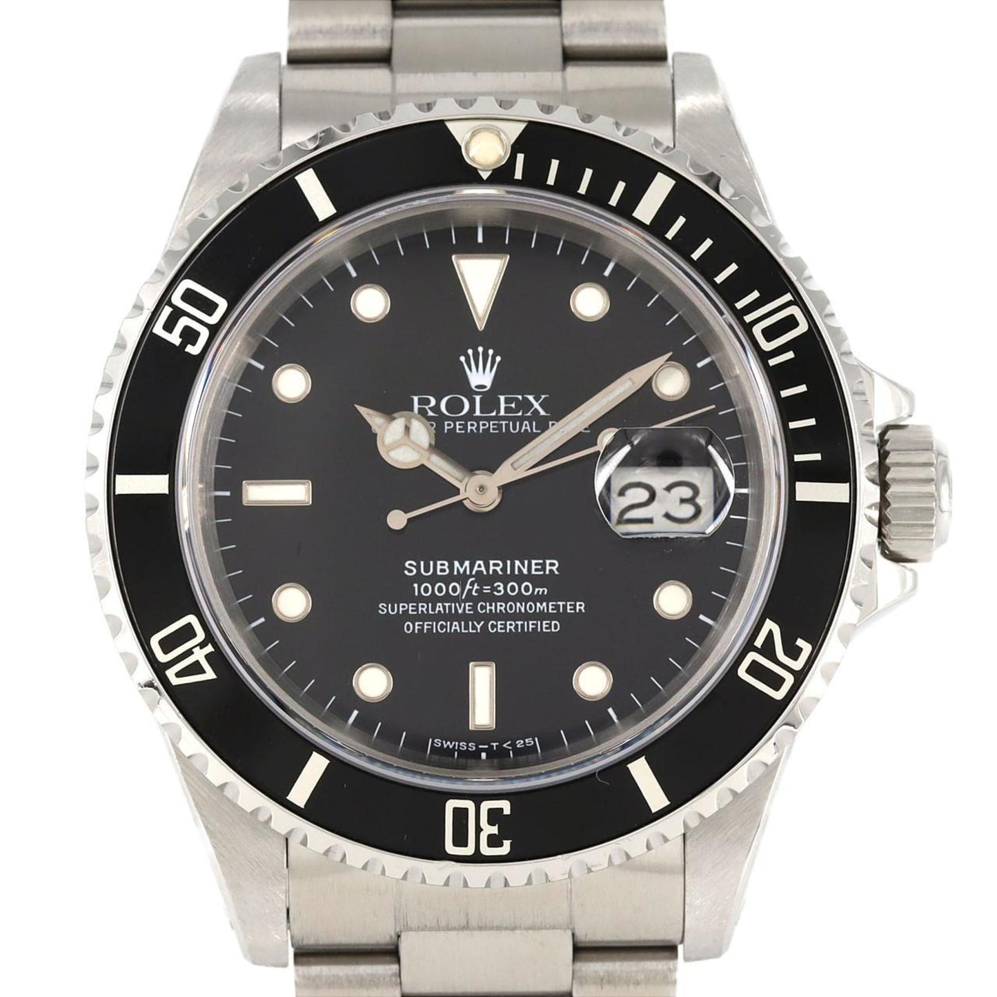 Rolex Black Steel Submariner