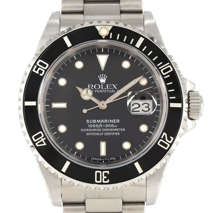 Rolex Black Steel Submariner