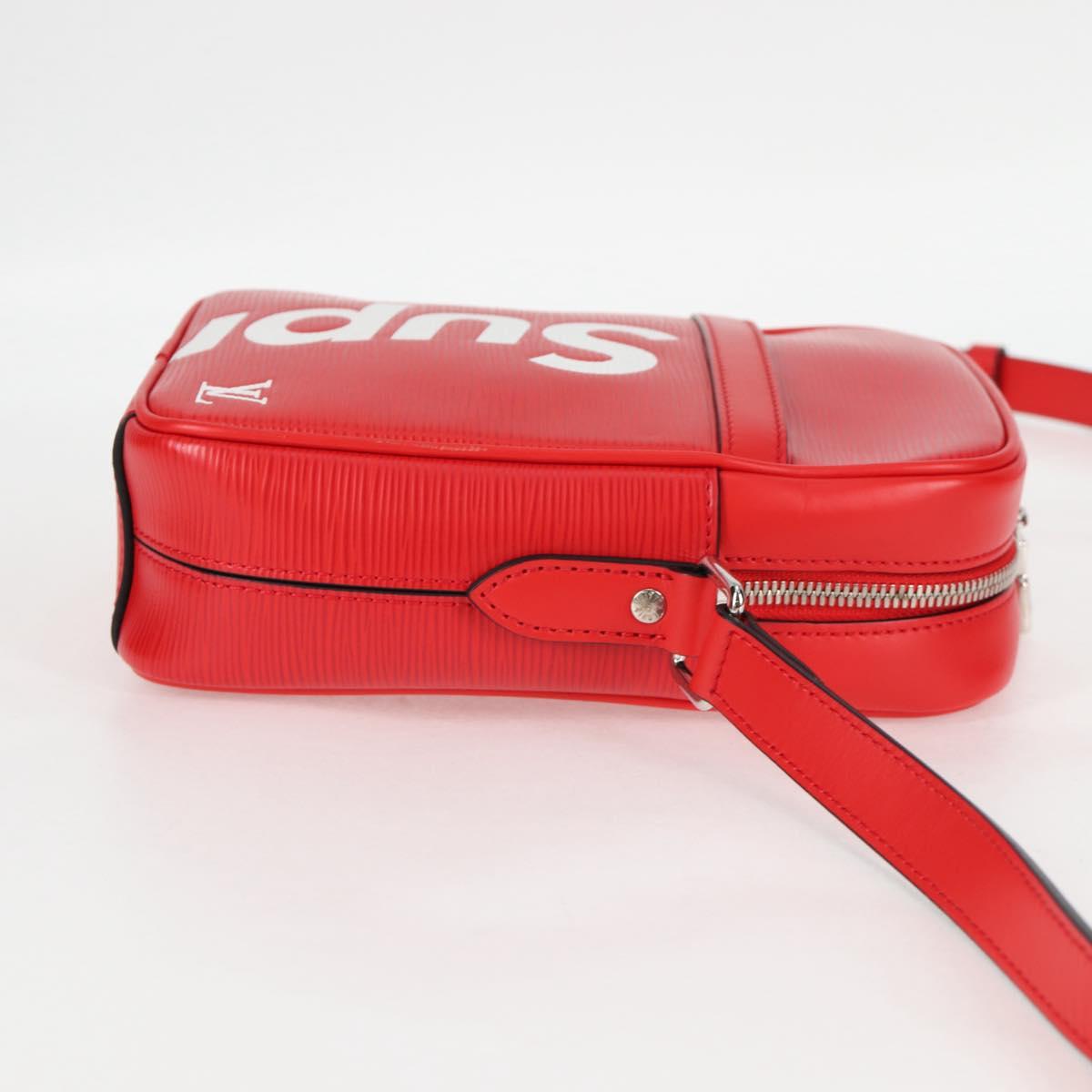 Louis Vuitton Red Leather Danube