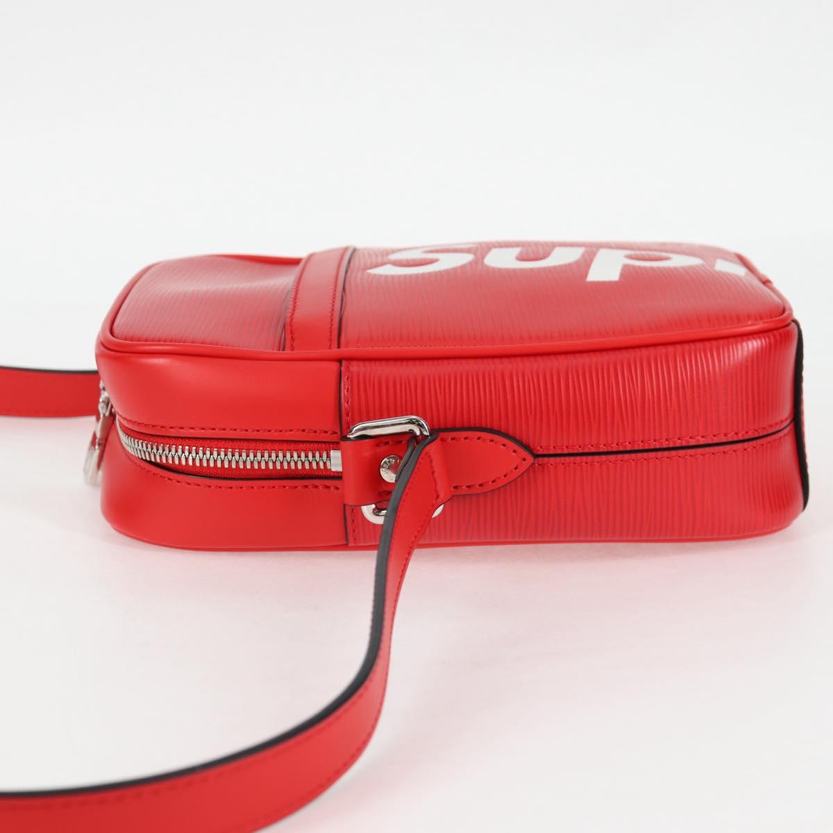 Louis Vuitton Red Leather Danube