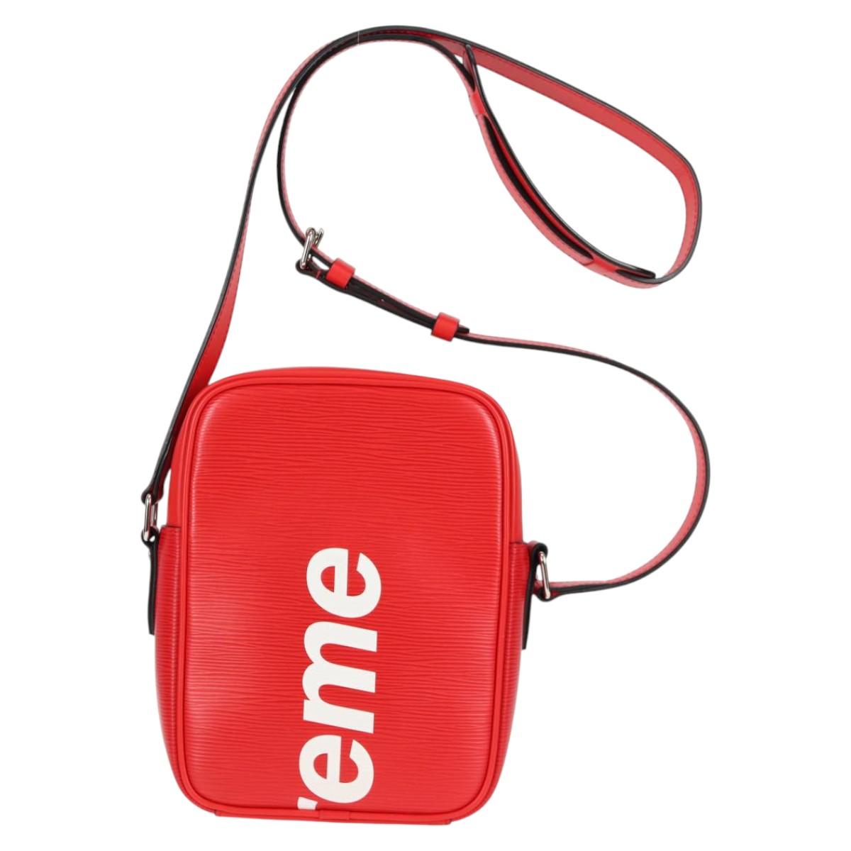 Louis Vuitton Red Leather Danube