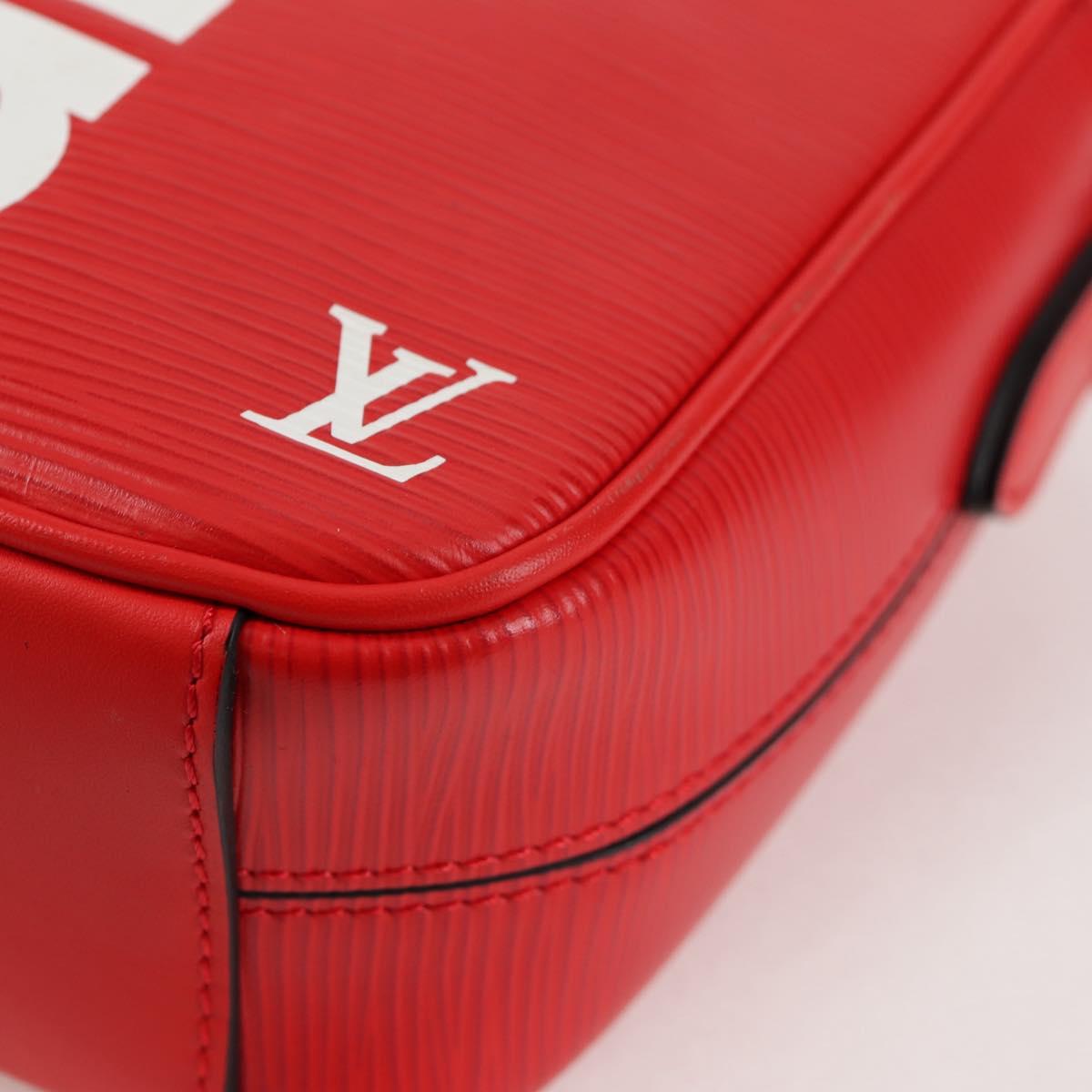 Louis Vuitton Red Leather Danube