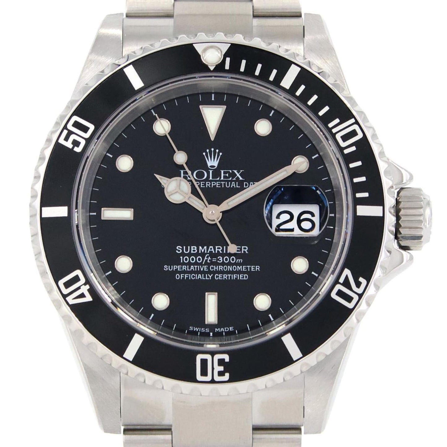 Rolex Black Steel Submariner