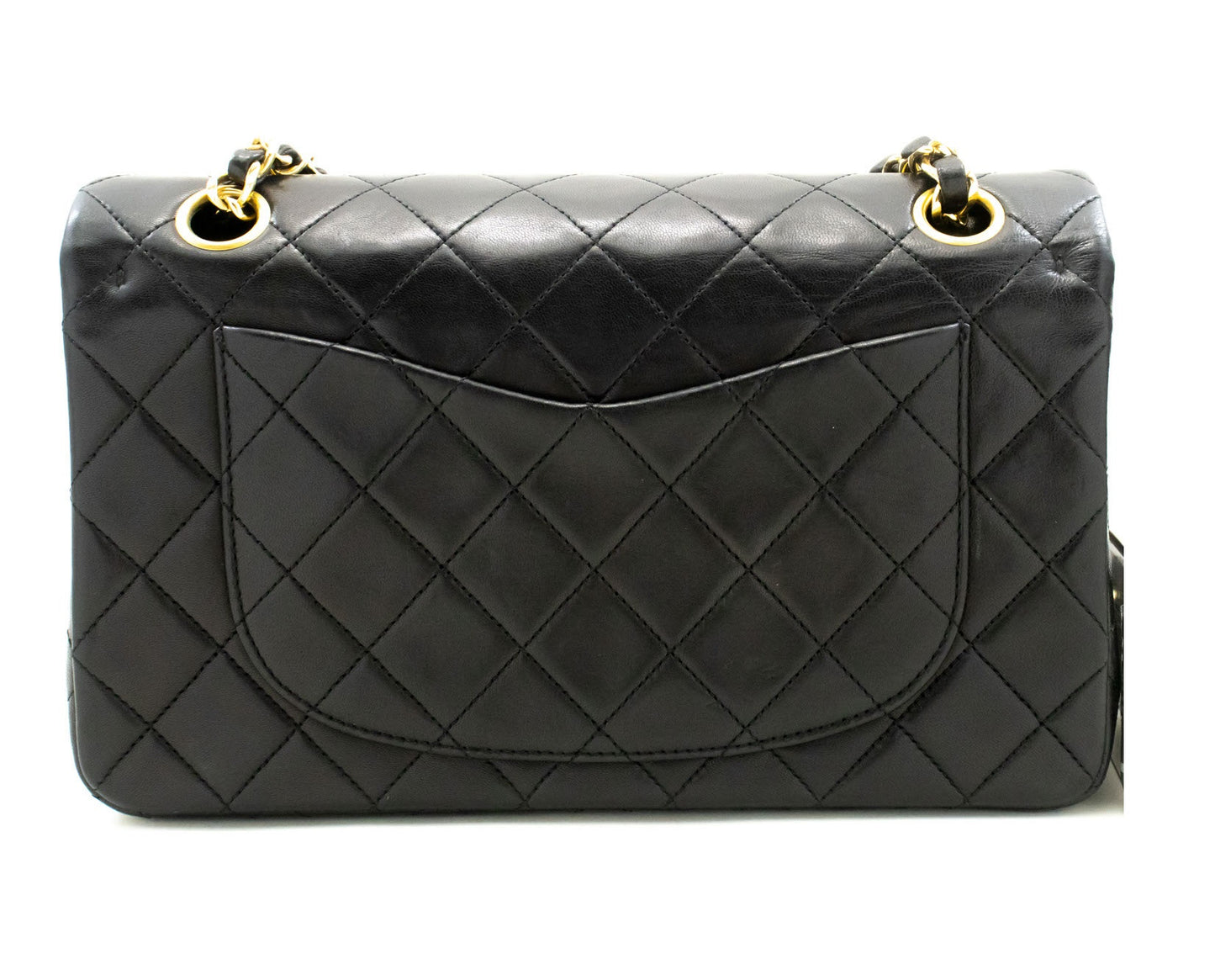 Chanel Black Leather Timeless 23