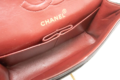 Chanel Black Leather Timeless 23