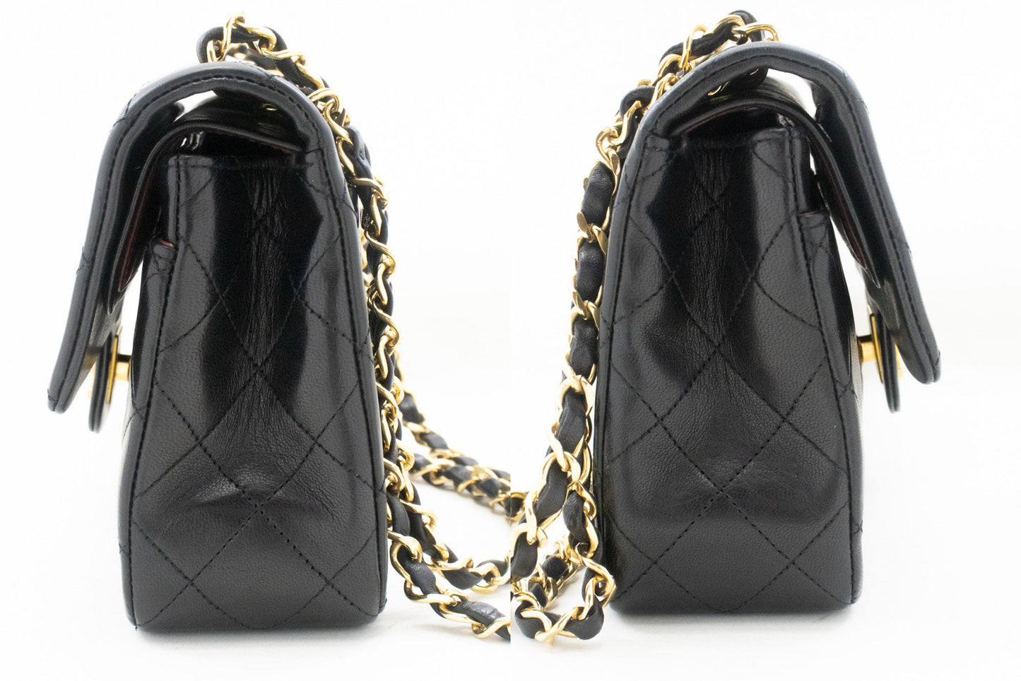 Chanel Black Leather Timeless 23