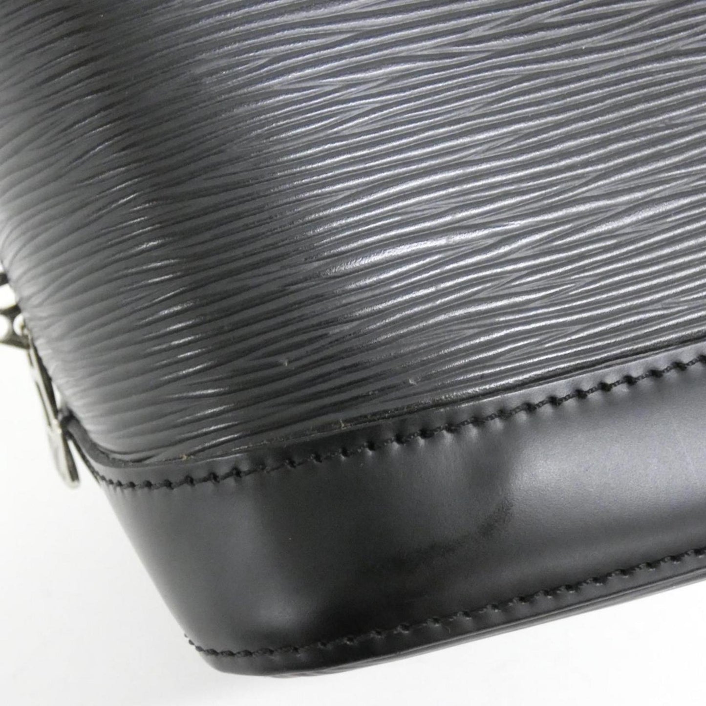 Louis Vuitton Black Leather Alma