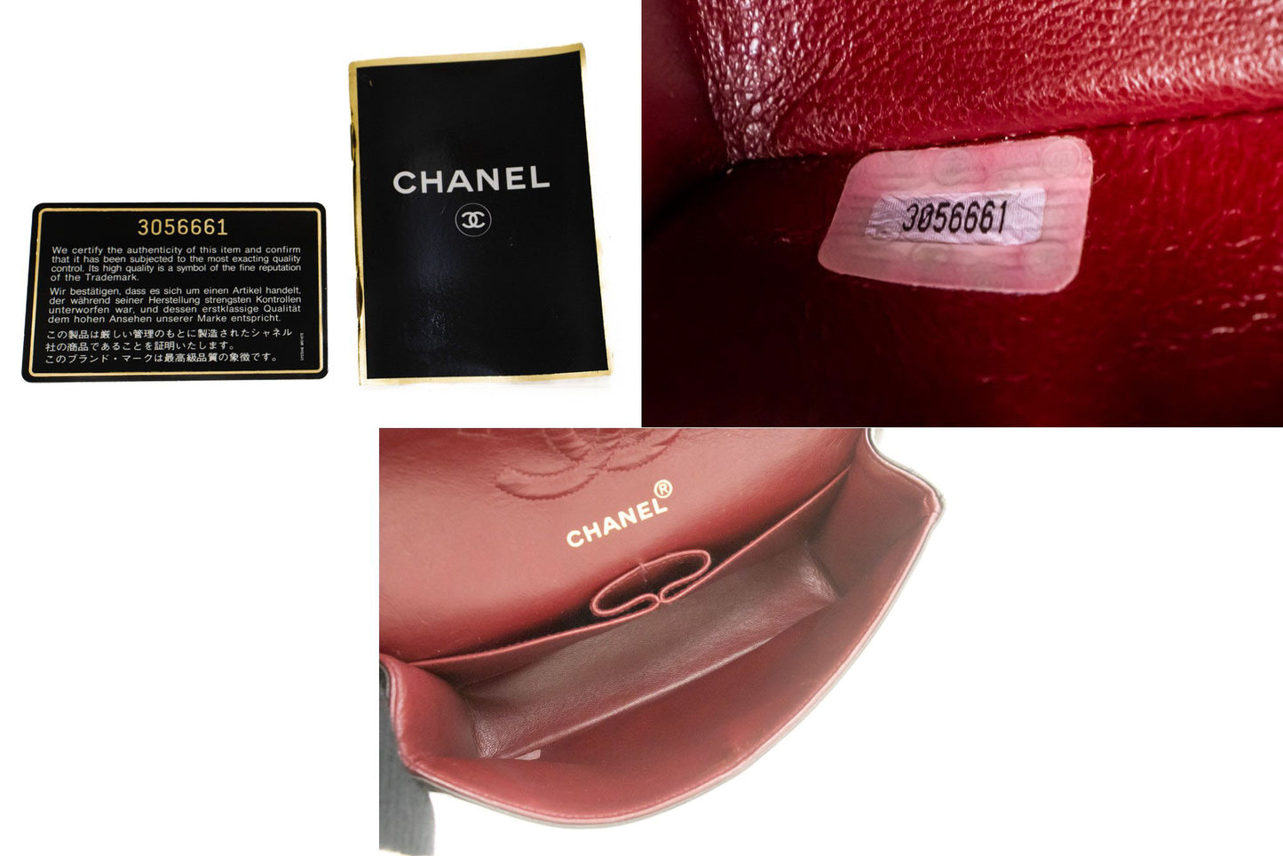 Chanel Black Leather Timeless 23